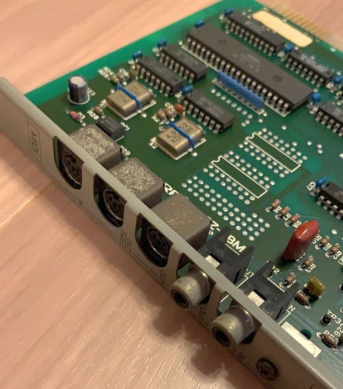 SHARP X68000用純正MIDIボード(CZ-6BM1)をメンテして、専用のMIDI 